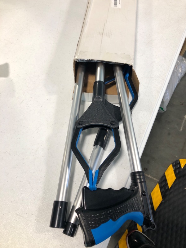 Photo 1 of 2023 Upgrade Grabber Reacher Tool, 360° Rotating Head, Wide Jaw, 32" Foldable, Lightweight Trash Claw Grabbers for Elderly, Reaching Tool for Trash Pick Up Stick, Litter Picker, Arm Extension (Blue3)