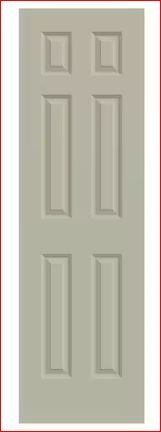 Photo 1 of 24 in. x 80 in. Colonist Desert Sand door slab