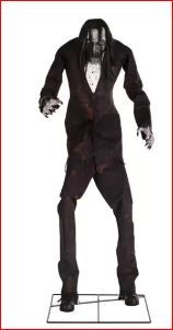 Photo 1 of  Home Accents 8ft Grave & Bones Giant-Sized Animated LED Boogeyman