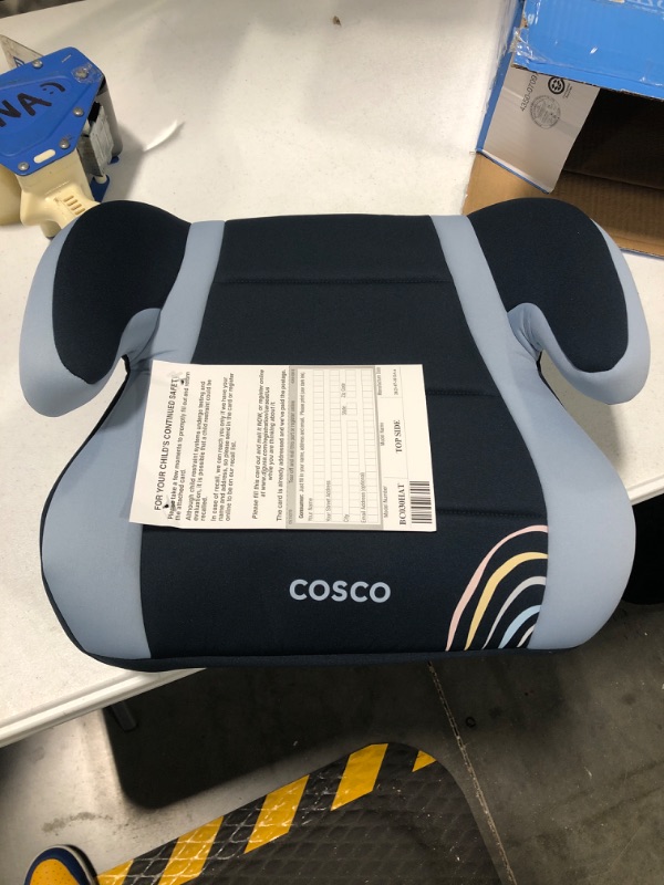 Photo 3 of Cosco Topside Backless Booster Car Seat, Lightweight 40-100 lbs, Rainbow