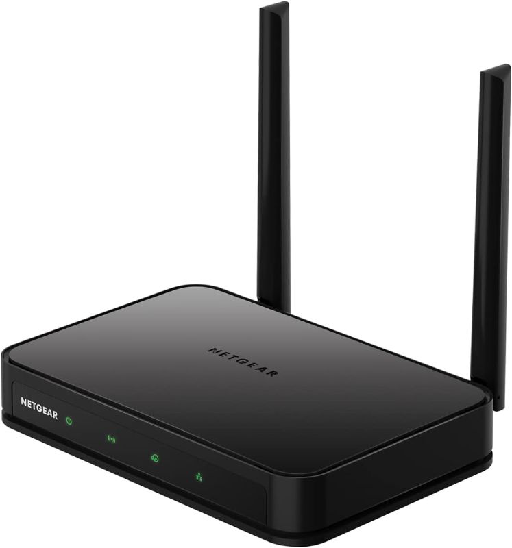 Photo 2 of NETGEAR Dual Band WiFi Router (R6020) – AC750 Wireless Speed (Up to 750Mbps), Coverage up to 750 sq. ft., 10 Devices, 4 x Fast Ethernet Ports