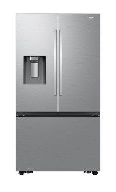 Photo 1 of Samsung 31 cu. ft. Mega Capacity 3-Door French Door Refrigerator with Four Types of Ice in Stainless Steel
