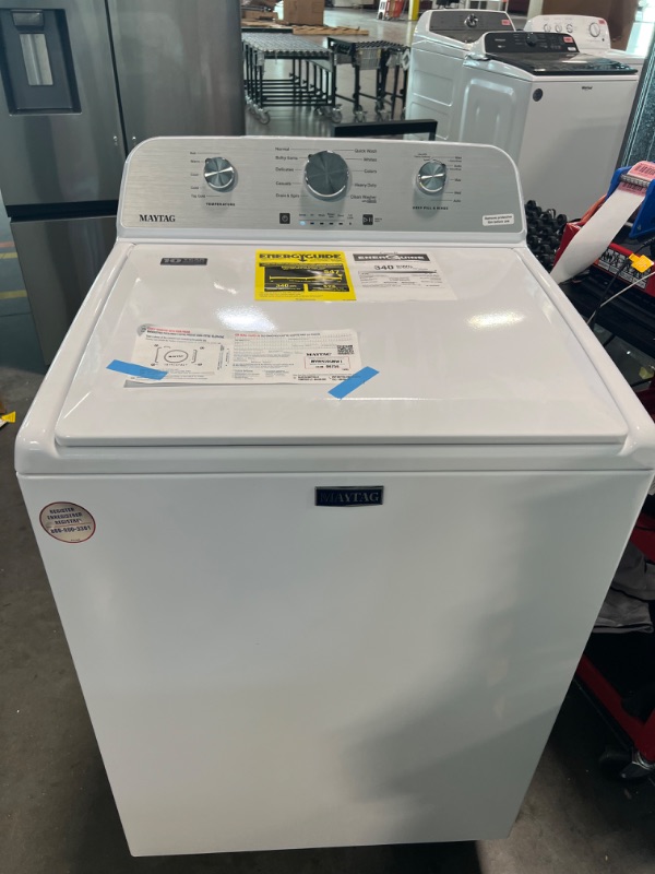 Photo 3 of MAYTAG TOP LOAD WASHER WITH DEEP FILL - 4.5 CU. FT.
