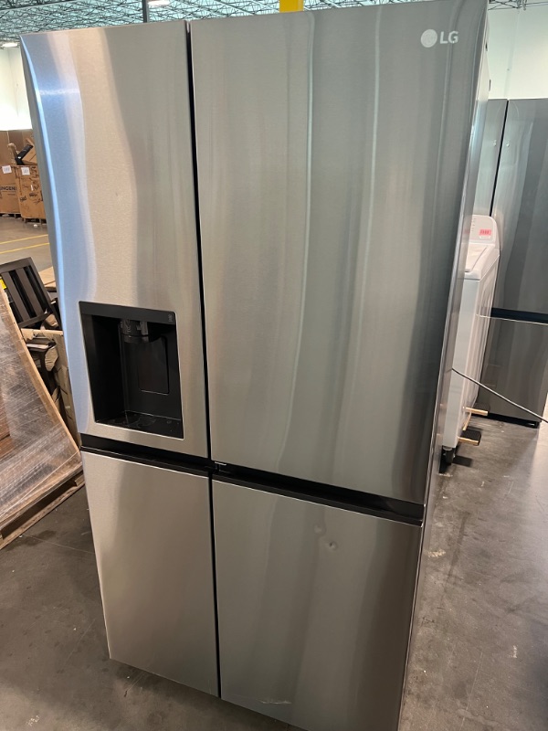 Photo 3 of LG 27 cu. ft. Side-By-Side Door-in-Door® Refrigerator with Craft Ice™
