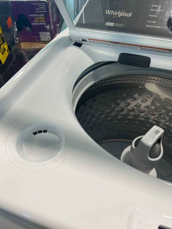 Photo 3 of Whirpool 4.7–4.8 Cu. Ft. Top Load Washer with 2 in 1 Removable Agitator
