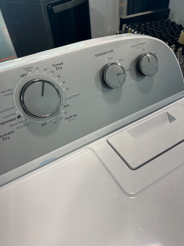 Photo 3 of Whirpool 7.0 cu.ft Top Load Electric Dryer with AutoDry™