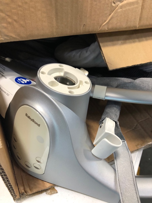 Photo 1 of BabyBond Baby Swings for Infants, Bluetooth Infant Swing with Music Speaker, Preset Lullabies, 5 Point Harness Belt, 5 Speeds and Remote Control - Portable Baby Swing for Indoor and Outdoor