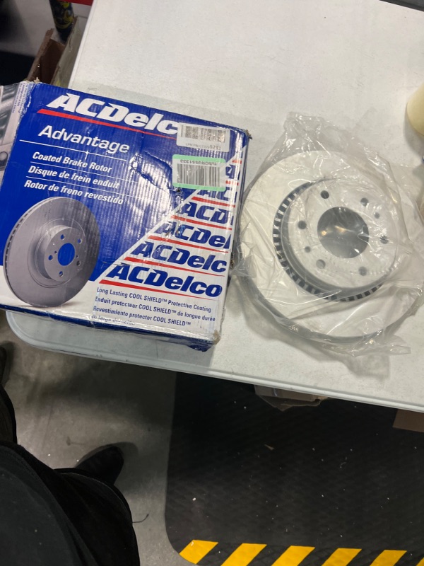 Photo 2 of ACDelco Advantage 18A1756AC Coated Front Disc Brake Rotor