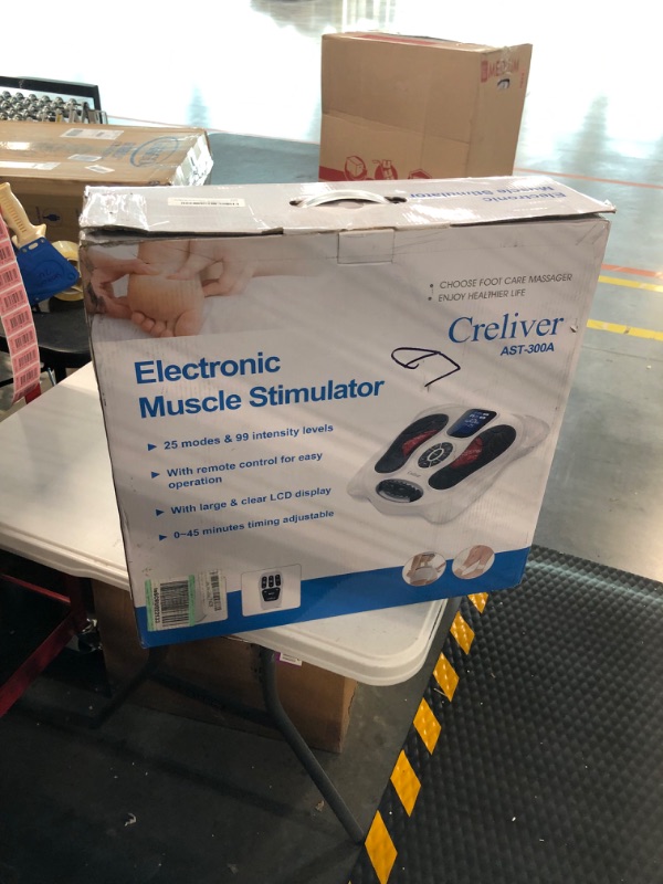 Photo 1 of Creliver Foot Circulation Plus EMS & TENS Foot Nerve Muscle Massager, Electric Foot Stimulator Improves Circulation, Feet Legs Circulation Machine Relieves Body Pains, Neuropathy (FSA or HSA Eligible)