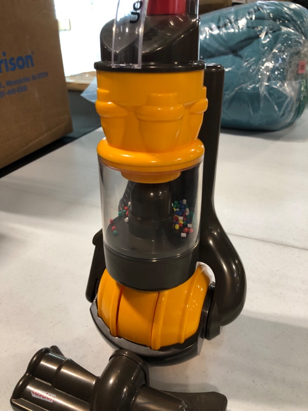Photo 1 of Casdon Dyson Ball | Miniature Dyson Ball Replica For Children Aged 3+ | Features Working Suction To Add Excitement To Playtime Grey/Yellow