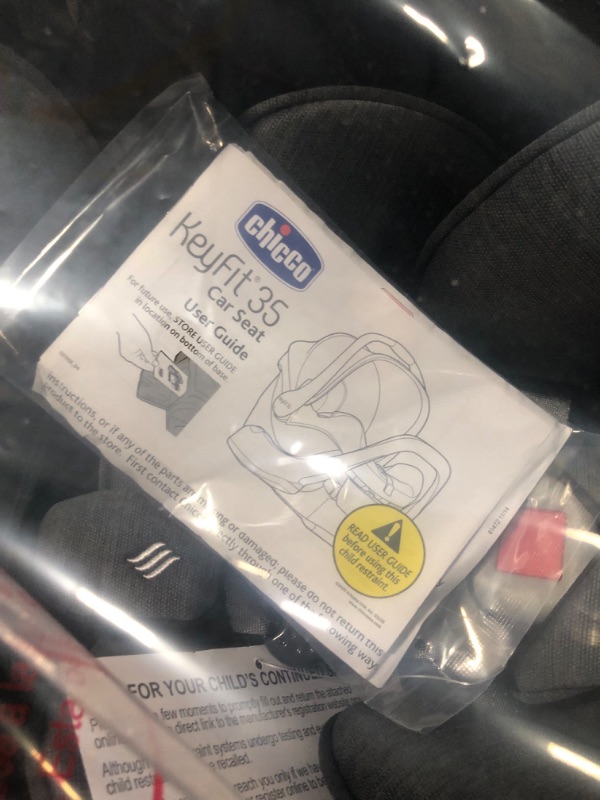 Photo 1 of Chicco KeyFit 35 ClearTex Infant Car Seat - Shadow | Black With ClearTex® No Chemicals Shadow/Black