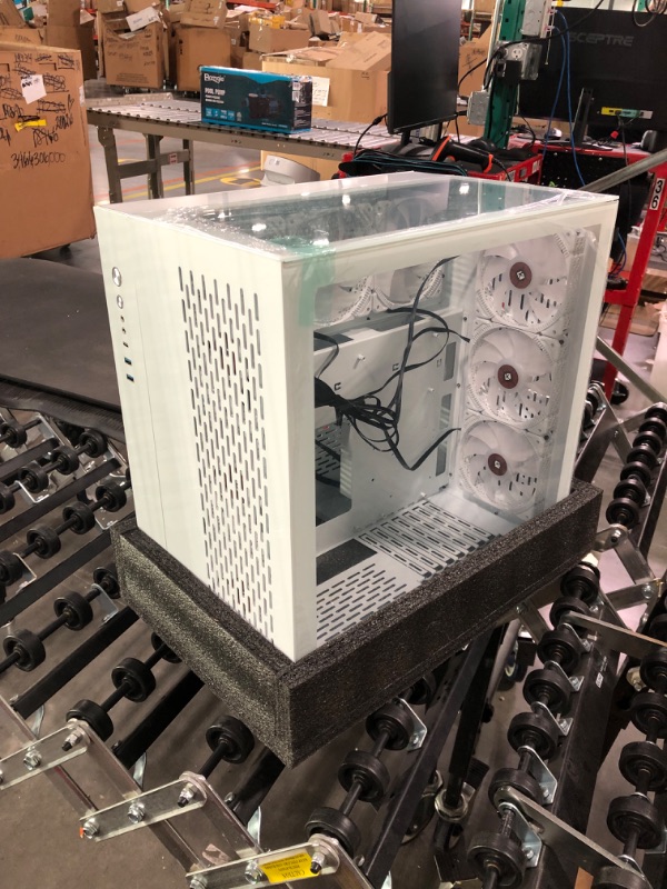 Photo 1 of KEDIERS PC Case - ATX Tower Tempered Glass Gaming Computer Case with 9 ARGB Fans,C590