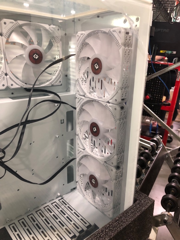 Photo 1 of KEDIERS PC Case - ATX Tower Tempered Glass Gaming Computer Case with 9 ARGB Fans,C590