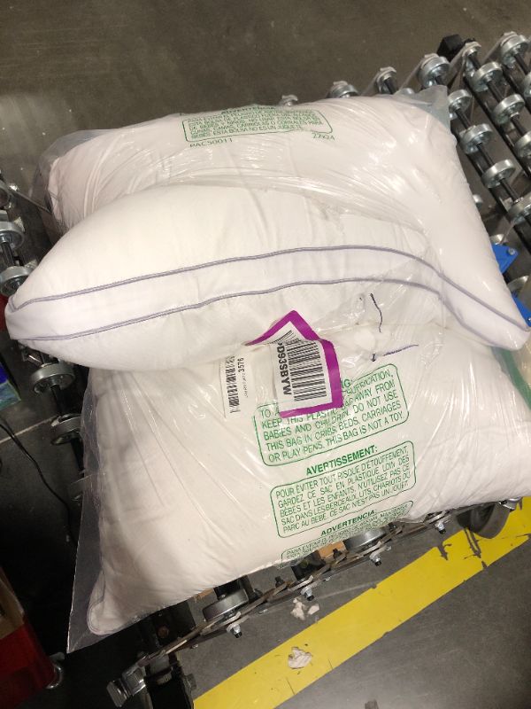 Photo 1 of *ONLY ONE* viewstar King Size Pillows Set of 1, Down Alternative Bed Pillows, Back Side Sleeper Pillow for Neck and Shoulder Support, Soft Fluffy Hotel Pillows with Gusset Design, Machine Washable, 20" x 34" King - 20" x 34" Medium