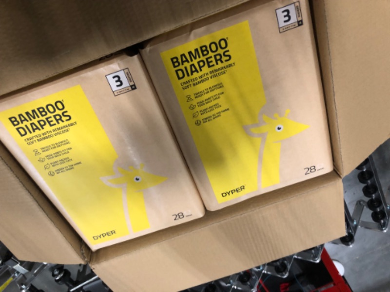Photo 1 of DYPER Viscose from Bamboo Baby Diapers Size 3 | Honest Ingredients | Cloth Alternative | Day & Overnight | Made with Plant-Based* Materials | Hypoallergenic Size 3 (168 Diapers)