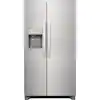 Photo 1 of Frigidaire 36.1 in. 22.3 cu. ft. Counter Depth Side-by-Side Refrigerator in Stainless Steel
