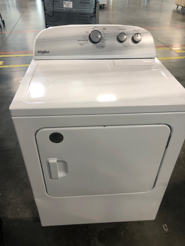 Photo 6 of Whirlpool 7-cu ft Electric Dryer (White)
