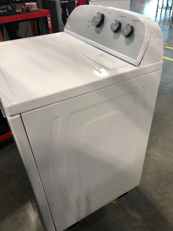 Photo 3 of Whirlpool 7-cu ft Electric Dryer (White)
