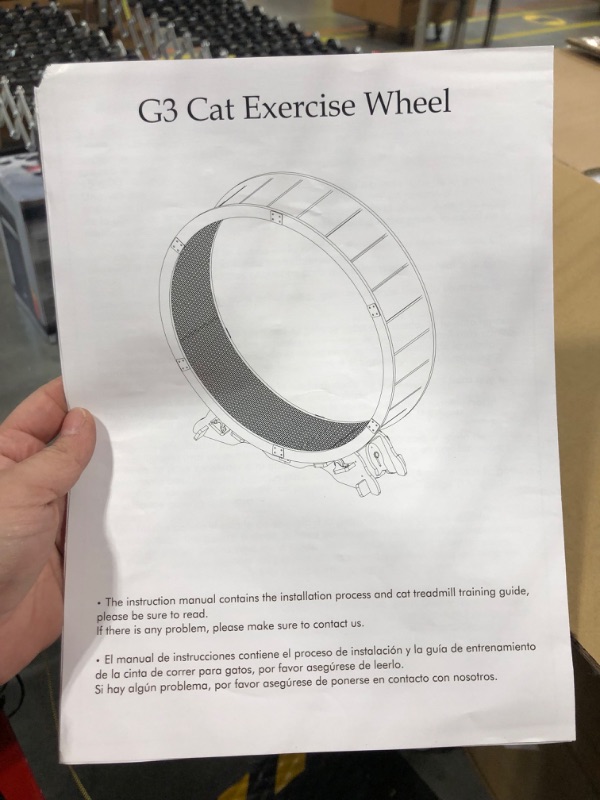 Photo 4 of 43“Cat Wheel Exerciser for Indoor Cats,Easy to Build Cat Treadmill Wheel,Ash Wood Running Wheel,Large Cat Exercise Wheels,Pets Furniture, Cats Loss Weight Device,Large Pet Treadmill. 43" Ash