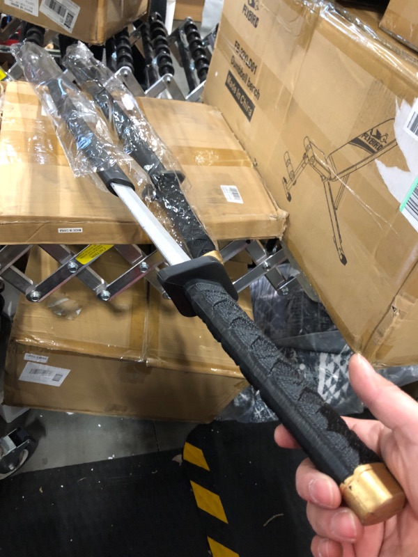 Photo 1 of damdos Halloween Prop 2PCS Anime Cosplay Sword, Katana Sword Dead Samurai Ninja Cosplay Swords Birthdays Gifts(2Pcs Sets) Black