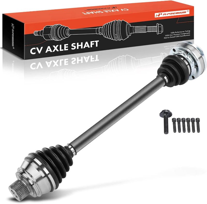 Photo 1 of A-Premium CV Axle Shaft Assembly Compatible with A6 Quattro 2012-2018, A7 Quattro 2012-2018, A8 Quattro 2011-2018, Q5 2009-2017, RS7 2014-2018, S6, Rear Driver or Passenger Side, Replace# 8R0501203BX