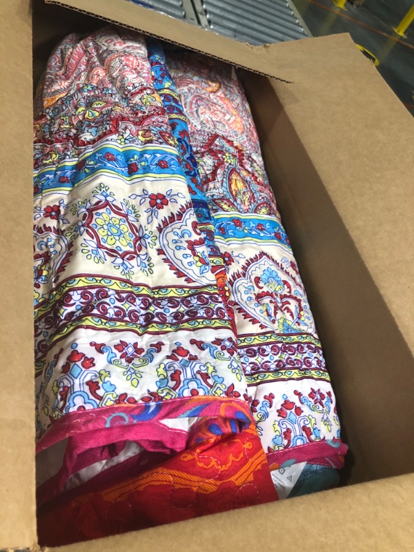 Photo 3 of 
jejeloiu Bohemian Flannel Fleece Throw Blanket for Bed Sofa Couch,Kids Boho Fuzzy Blanket,All Season Geometric Hippie Bed Blanket Room Decor Ethnic Red Blue...