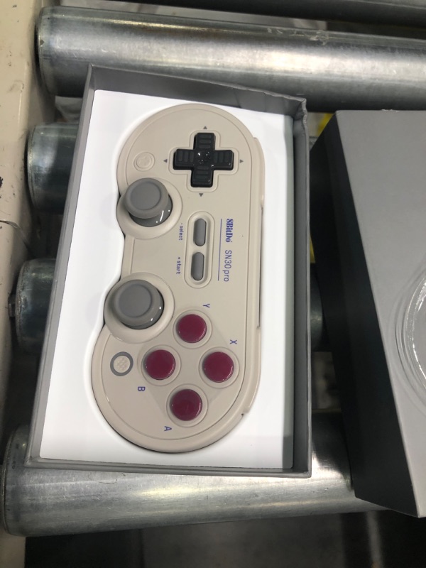 Photo 1 of 8BitDo Pro 2 Bluetooth Controller for Switch, PC, Android, Steam Deck, Gaming Controller for iPhone, iPad, macOS and Apple TV (G Classic Edition)