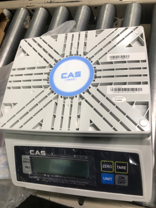 Photo 5 of cas sw-20w(20lb) washdown portion control scale, 20lb capacity, 0.005lb readability