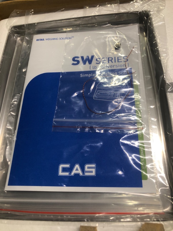 Photo 3 of cas sw-20w(20lb) washdown portion control scale, 20lb capacity, 0.005lb readability