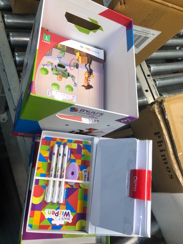 Photo 4 of BYJU’S Learning Kits: Disney, 2nd Grade Premium Edition - Ages 6-8 - Featuring Disney & Pixar Characters - Reading, Grammar, Multiplication/Division & Writing - Powered by Osmo-Works with Fire Tablet Fire Tablet 2nd Grade