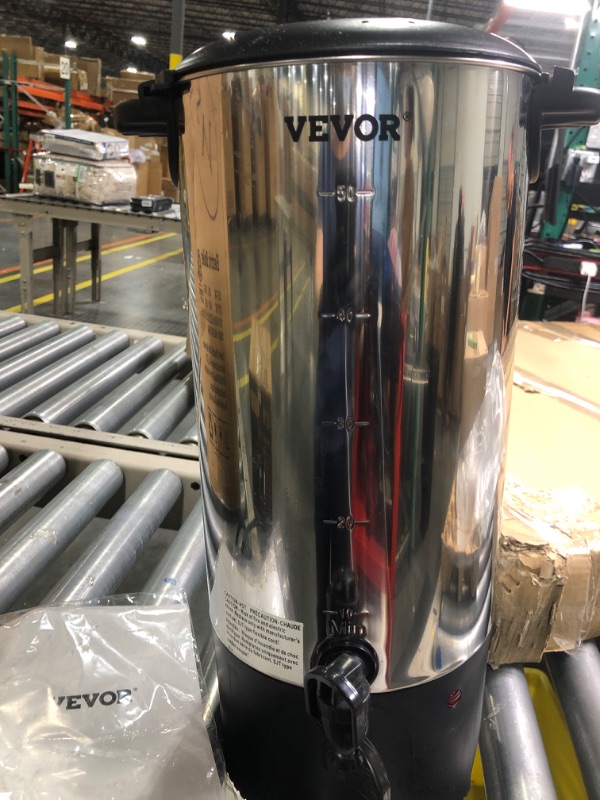Photo 1 of 
 VEVOR Gourmet CCM040 Stainless Steel Coffee/TEA Urn Removable Filter For Easy Cleanup, Two Way Dispenser with Cool-Touch Handles Electric Coffee Maker...,product is Vevor brand