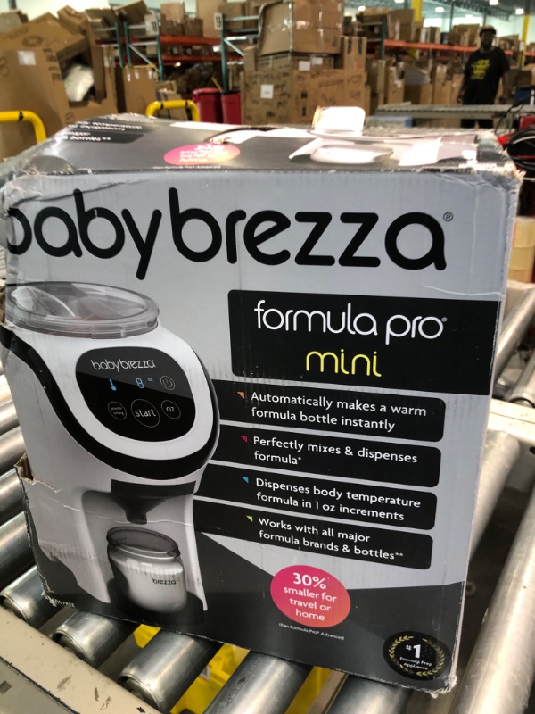 Photo 2 of Baby Brezza Formula Pro Mini Baby Formula Maker – Small Baby Formula Mixer Machine Fits Small Spaces and is Portable for Travel– Bottle Makers Makes The Perfect Bottle for Your Infant On The Go Formula Pro Mini Dispenser Machine