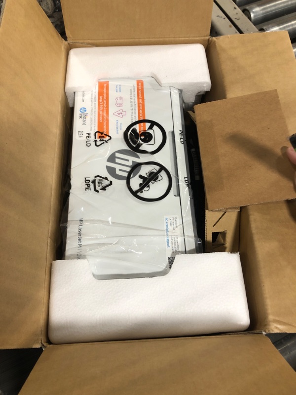 Photo 1 of HP LaserJet M110we Wireless Black and White Printer with HP+ and Bonus 6 Months Instant Ink (7MD66E) New Version: HP+, M110we