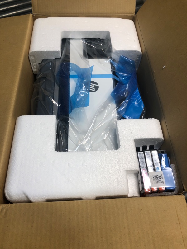 Photo 1 of HP OfficeJet Pro 8034e Wireless Color All-in-One Printer with 1 Full Year Instant Ink,White