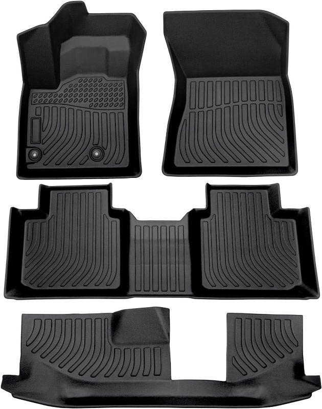 Photo 1 of Cartist Custom Fit for Floor Mats 2022 2023 Mitsubishi Outlander All Weather Floor Liners 1st and 2nd Row Carpet Protection Mat TPE Floor Mats(Mitsubishi Outlander 22-23)
***Missing the bottom mat (in the stock photo)*** 