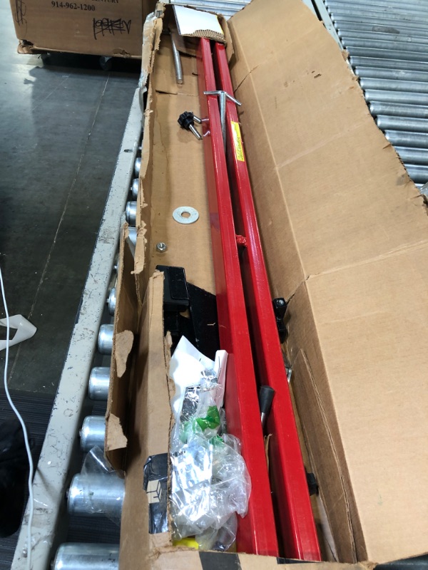 Photo 1 of SPECSTAR 1100 Lbs Engine Support Bar Transverse Hoist for Motor Transmission with 2 Points Lift Holder and Dual Hooks
