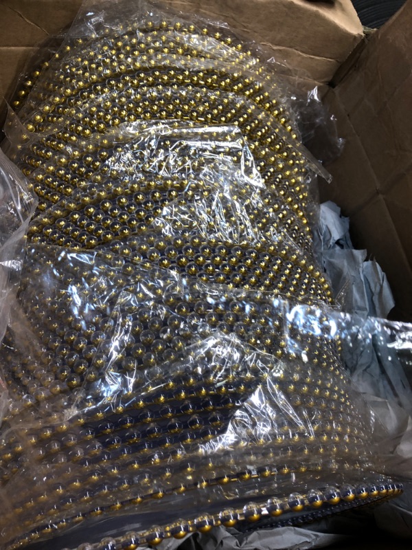 Photo 1 of 50 Pcs Clear Charger Plates 13 Inch Plastic Round Dinner Plates with Beaded Rim Dinner Table Decorative Plates for Home Wedding Kitchen Birthday Bridal Shower Party Dinner Table Supply (Gold)