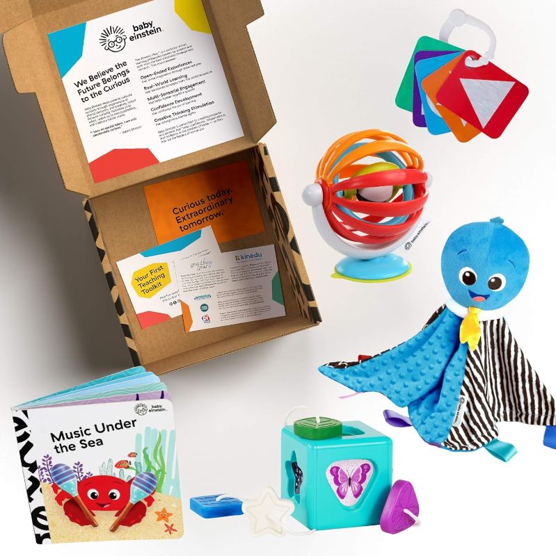 Photo 1 of Baby Einstein Baby's First Shapes & Senses Teacher Developmental Toys Kit and Gift Set, Newborn and up