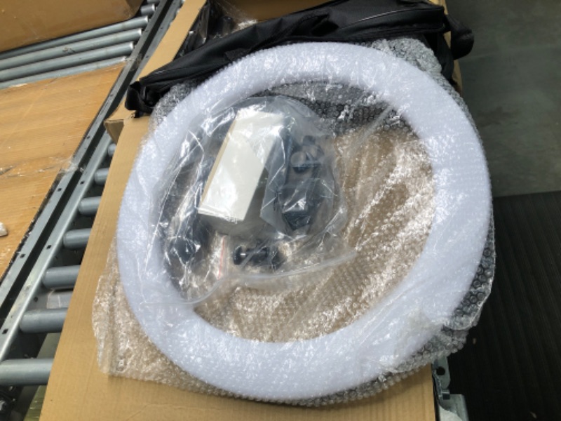 Photo 1 of Yesker Ring Light 18" Wireless Remote LCD Screen with Tripod Stand 65W LED Ringlight Bi-Color 3200-5500K CRI?95 for Portrait Live Stream Photography Tiktok Video Zoom Meeting Online Teaching840006621904
