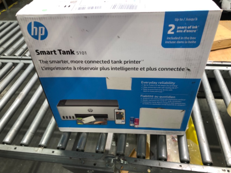 Photo 2 of HP Smart-Tank 5101 Wireless All-in-One Ink-Tank Printer with up to 2 Years of Ink Included (1F3Y0A),White