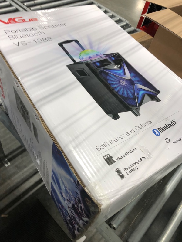 Photo 1 of Karaoke Machine for Adults,Bluetooth PA Speaker System 2 UHF Wireless Microphones,Disco Ball,Lyrics Display Holder,Echo/Treble Adjustment,Easy to Setup