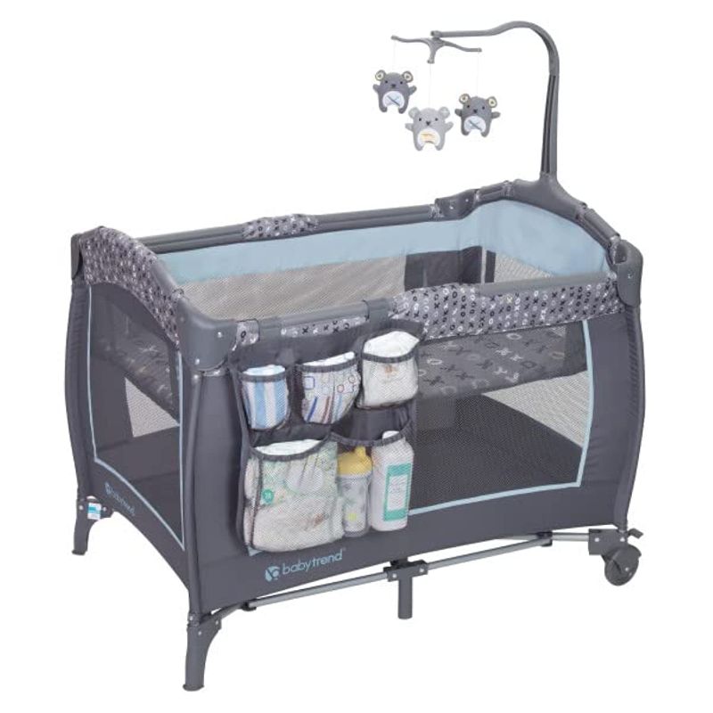 Photo 1 of Baby Trend Trend-E Nursery Center Playard, Doodle Dots
