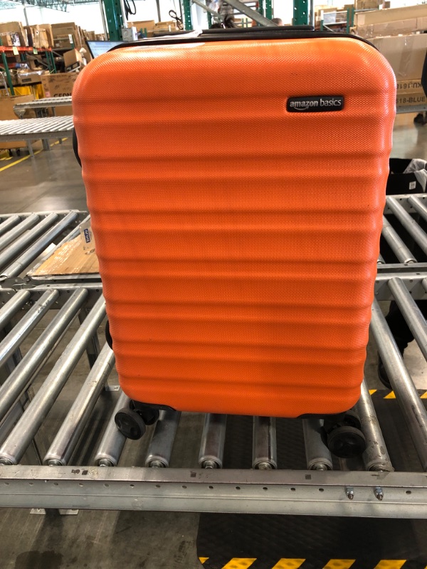 Photo 2 of Amazon Basics 20-Inch Hardside Spinner, Orange in Carry-On Luggage by Amazon Basics