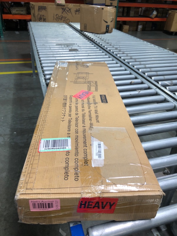 Photo 1 of PERLESMITH Long Arm TV Wall Mount for 37-84 inch TVs, Full Motion TV Mount with 42.72 inch Extension Articulating Arm Swivel and Tilt, Max VESA 600x400mm, Holds up to 132 lbs, 16”,18”, 24” Studs