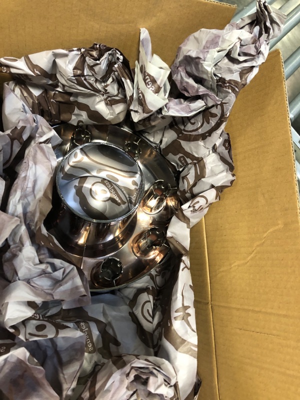 Photo 3 of 2PCS Replacement for 2005-2018 F-350 F350 Dually Front 4X4 Open Chrome Wheel Center Hub Cap Replaces 5C3Z1130TA