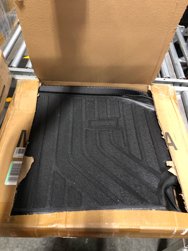 Photo 4 of Cargo Mat for Kia Sportage X Pro SX Prestige 2023 Fits with Subwoofer Only, Rear Trunks Cargo Liner for Kia Sportage 2023 Accessories, TPE Black Trunk Mat for Kia Sportage 2023 with Subwoofer