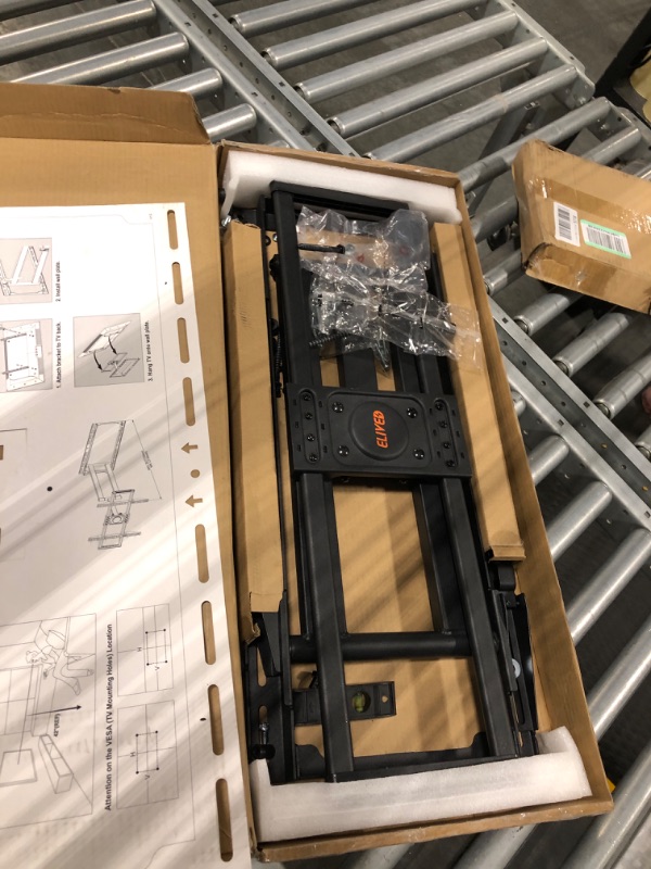 Photo 3 of ELIVED Long Extension TV Mount for Most 37-75 Inch TV, Full Motion Wall Bracket with 29.5 inch Long Arm Articulating TV Wall Mount, Max VESA 600x400mm, Holds up to 88lbs, fits Wood Studs 12"-24".