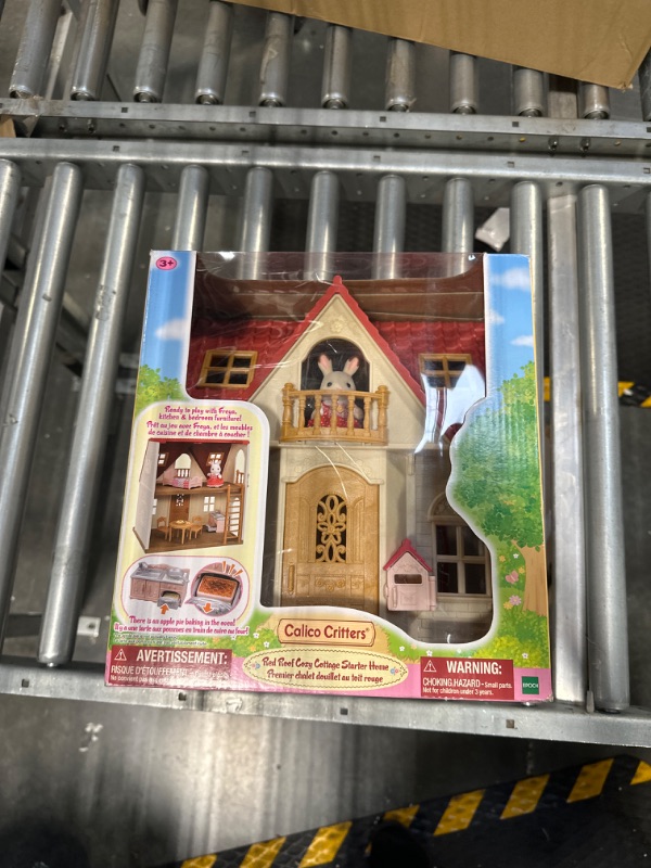 Photo 2 of Calico Critters Red Roof Cozy Cottage Dollhouse Playset with Figure, Furniture and Accessories