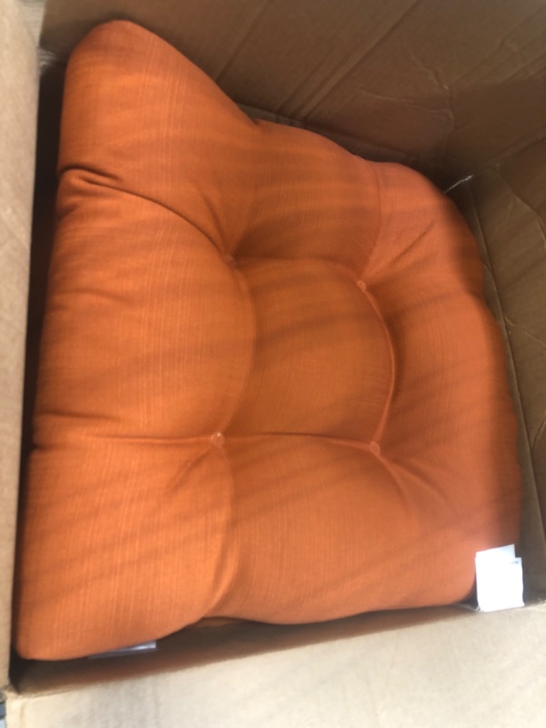 Photo 1 of 2 PACK ORANGE PATIO PILLOWS