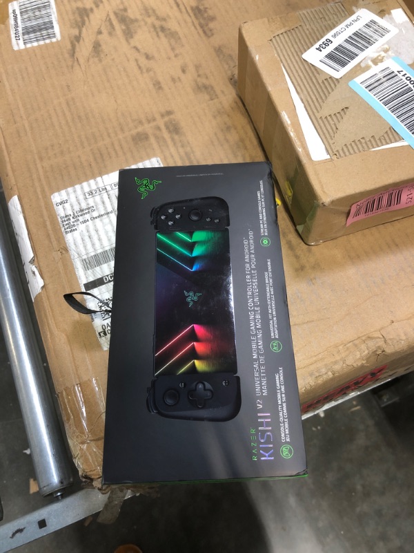 Photo 2 of Razer Kishi V2 Mobile Gaming Controller for Android: Console Quality Controls - Universal Fit - Stream PC, Xbox, PlayStation, Touch Screen Android Games - Customizable Triggers - Ergonomic Design Kishi V2 For Android